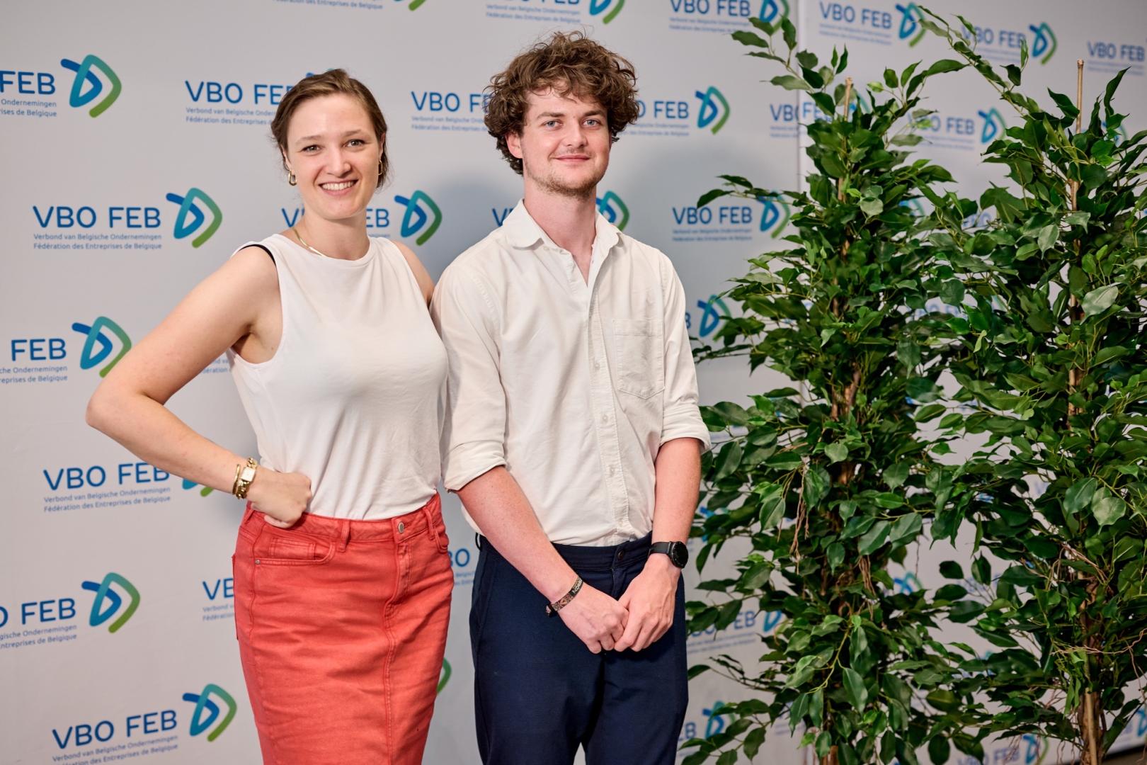 Marie Van den Broeck (CEO My Add On) en Ruben van Geenberghe